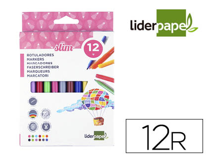 12 rotuladores Liderpapel